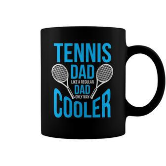 Tennis Dad Funny Cute Fathers Day Coffee Mug | Mazezy