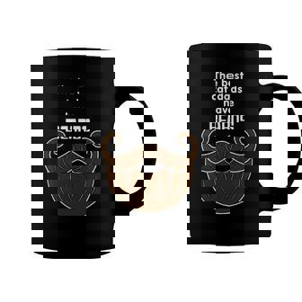 The Best Cat Dads Have Beards Funny Bearded Cat Dad Coffee Mug | Mazezy