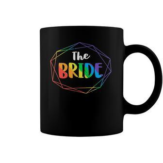 The Bride Gay Lesbian Bachelorette Party Diamond Wedding Coffee Mug | Mazezy