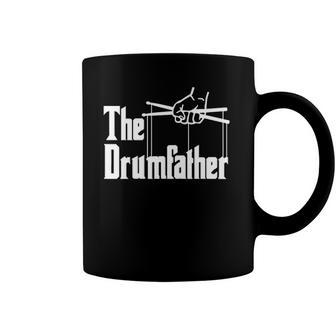 The Drumfather Funny Quote For Drummer Coffee Mug | Mazezy