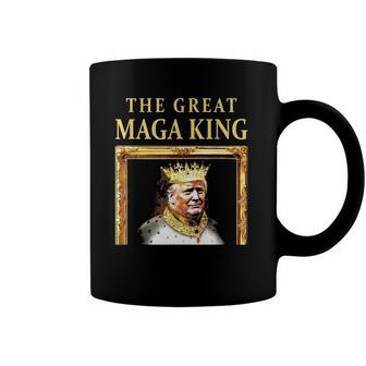The Great Maga King Trump Portrait Ultra Maga King Coffee Mug | Mazezy