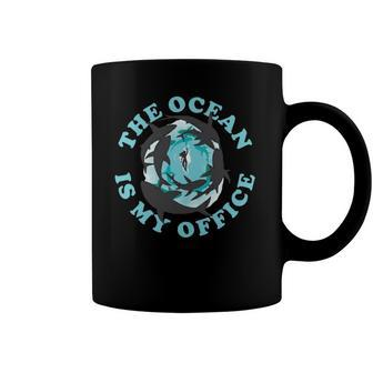 The Ocean Is My Office Future Marine Biologist Coffee Mug | Mazezy