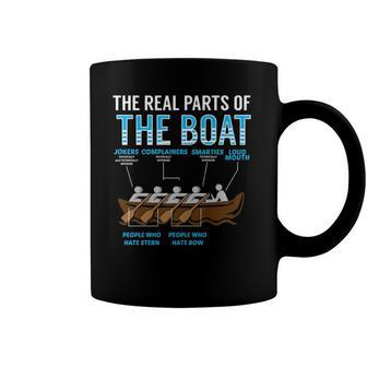 The Real Parts Of The Boat Rowing Gift Coffee Mug | Mazezy