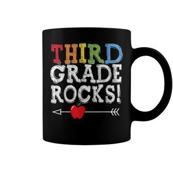 Third Grade Rocks Teacher Student Kid Squad Back To School Coffee Mug - Seseable
