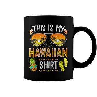 This Is My Hawaiian Aloha Hawaii Beach Summer Vacation Coffee Mug | Mazezy