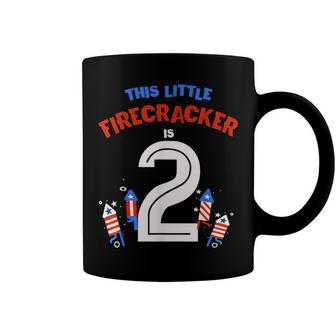 This Little Firecracker Is 2 Bang 4Th July 2Nd Birthday 2020 Coffee Mug - Seseable