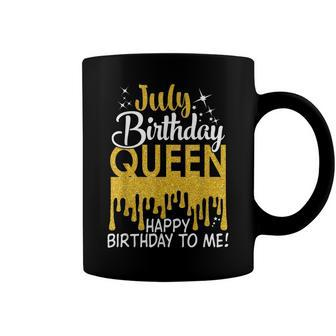 This Queen Was Born In July Happy Birthday To Me July Queen Coffee Mug - Seseable