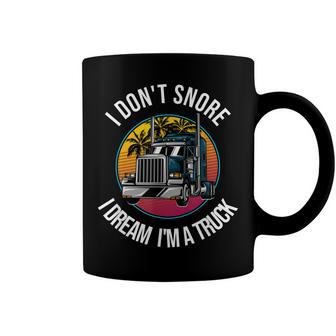 Trucker - 18 Wheeler Freighter Truck Driver Coffee Mug - Seseable