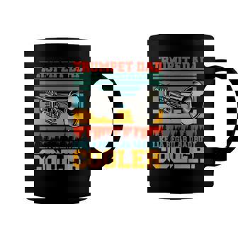 Trumpet Dad Definition Happy Fathers Day Trumpet Player Coffee Mug | Mazezy