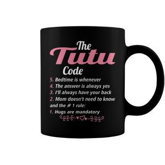 Tutu Grandma Gift The Tutu Code Coffee Mug - Seseable