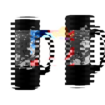 Tuxedo Cat 4Th Of July Patriotic American Flag V2 Coffee Mug - Seseable