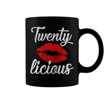 Twenty Licious Sexy Lips Funny 20Th Birthday Party Outfit Coffee Mug - Seseable