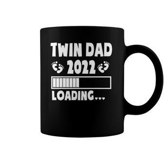Twin Dad Of Twins 2022 Expecting Twin Dad Fathers Day Cute Coffee Mug | Mazezy