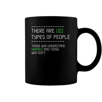 Types Of People Computer Nerd Binary Code Programmer Gift Coffee Mug | Mazezy