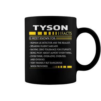 Tyson Name Gift Tyson Facts V2 Coffee Mug - Seseable