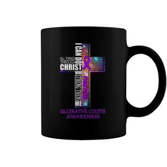 Ulcerative Colitis Awareness Christian Gift Coffee Mug | Mazezy