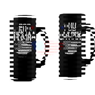 Ultra Maga American Flag Disstressed Proud Ultra Maga Coffee Mug - Seseable