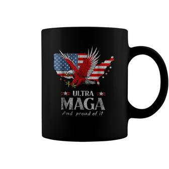 Ultra Maga And Proud Of It - The Great Maga King Trump Supporter Coffee Mug | Mazezy CA