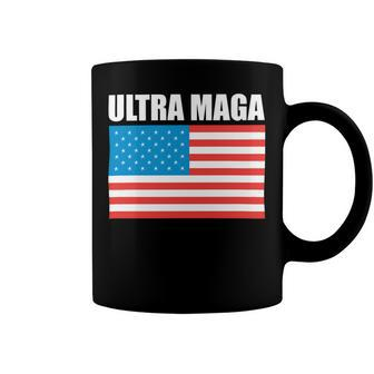 Ultra Maga Us Flag Coffee Mug - Monsterry