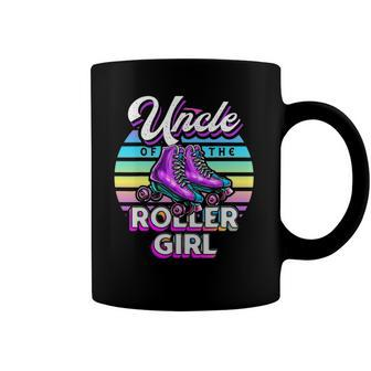 Uncle Of Roller Girl Roller Skating Birthday Matching Family Coffee Mug | Mazezy