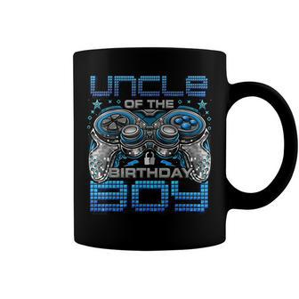 Uncle Of The Birthday Boy Video Gamer Birthday Party Family Coffee Mug - Seseable