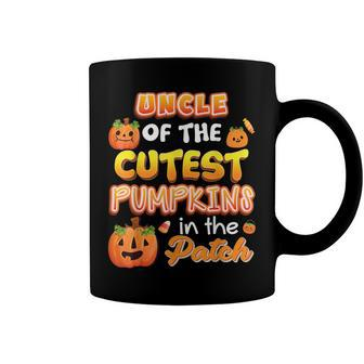 Uncle Of The Cutest Pumpkins In The Patch Halloween Pumpkin Coffee Mug - Seseable