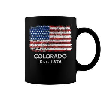 Usa Flag 4Th Of July Colorado Coffee Mug - Seseable