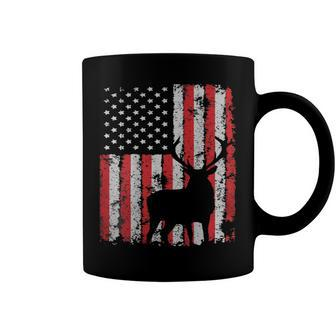 Usa Flag Day Deer Hunting 4Th July Patriotic Gift Coffee Mug - Seseable