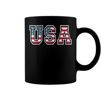 Usa Us Flag Patriotic 4Th Of July America V2 Coffee Mug | Mazezy