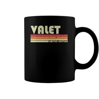 Valet Funny Job Title Profession Birthday Worker Idea Coffee Mug | Mazezy DE