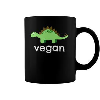 Vegan Dinosaur Green Save Wildlife Coffee Mug | Mazezy