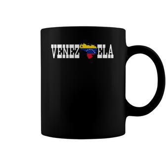 Venezuela Jersey For Venezuela Flag Silhouette Venezuelan Coffee Mug | Mazezy