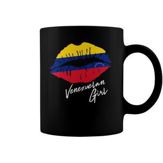 Venezuela Lip Flag Venezuelan Girl Venezolana Pride Coffee Mug | Mazezy