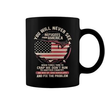 Veteran Patriot Refugees From America Veteran115 Navy Soldier Army Military Coffee Mug - Monsterry