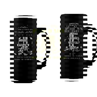Veteran Proud Son Of A Korean War Veteran 435 Navy Soldier Army Military Coffee Mug - Monsterry