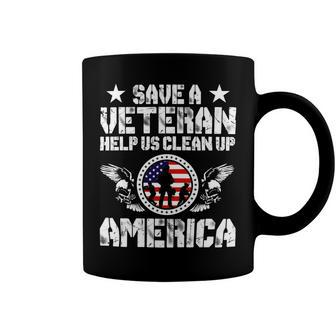 Veteran Veterans Day Help Us Clean Up America 135 Navy Soldier Army Military Coffee Mug - Monsterry