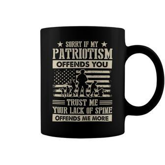 Veteran Veterans Day Trust Me Your Lack Of Spine Offends Veteran More 92 Navy Soldier Army Military Coffee Mug - Monsterry