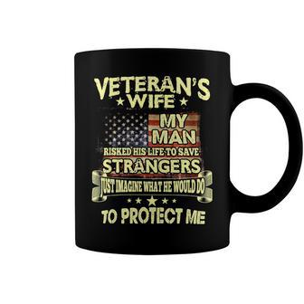 Veteran Veterans Day Wifewomens Proud Veterans Wife 123 Navy Soldier Army Military Coffee Mug - Monsterry UK