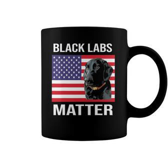 Veterans Day Black Labs Lives Matter Parody Labrador Dog Coffee Mug | Mazezy