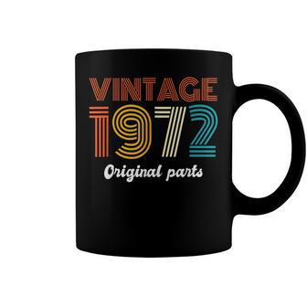 Vintage 1972 Original Parts | 50Th Birthday 50 Year Old Coffee Mug - Seseable