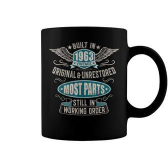 Vintage Birthday Born In 1963 Built In The 60S Coffee Mug - Seseable
