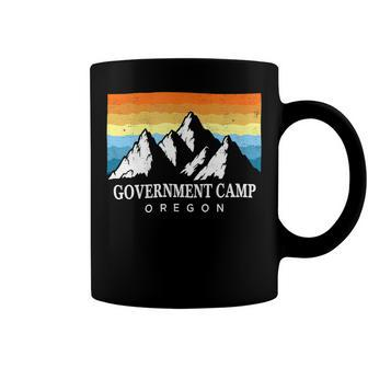 Vintage Government Camp Oregon Mountain Hiking Souvenir T Shirt Coffee Mug - Monsterry DE