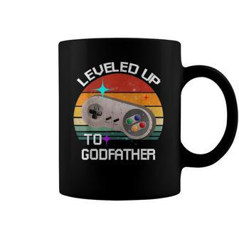 Vintage Leveled Up To Godfather Est 2021 Ver2 Coffee Mug | Mazezy