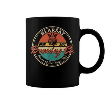 Vintage Mega Pint Brewing Co Happy Hour Anytime Hearsay Coffee Mug - Monsterry DE