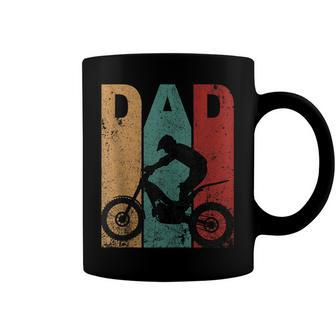 Vintage Motocross Dad Dirt Bike Fathers Day 4Th Of July Coffee Mug - Seseable