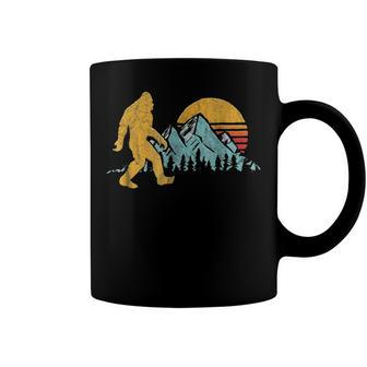 Vintage Retro Bigfoot Believe Silhouette Mountain Sun 234 Shirt Coffee Mug | Favorety UK