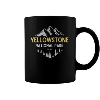 Vintage Yellowstone National Park Retro Est 1872 Coffee Mug | Mazezy CA