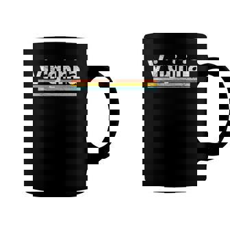 Virginia Va - Vintage Worn Design - Retro Stripes Classic Coffee Mug | Mazezy