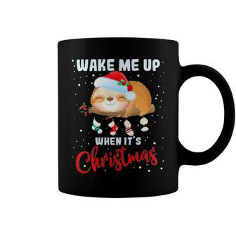 Wake Me Up When Its Christmas 819 Shirt Coffee Mug | Favorety CA