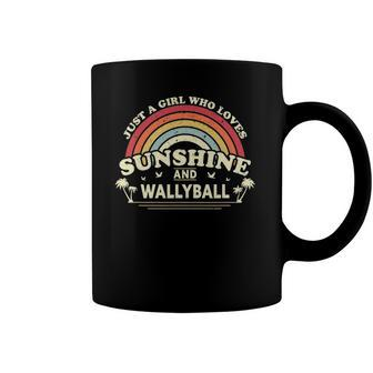 Wallyball A Girl Who Loves Sunshine And Wallyball Coffee Mug | Mazezy